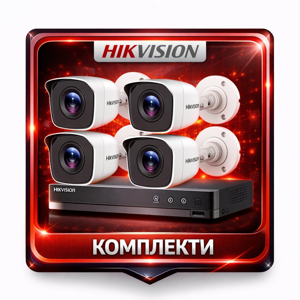 Hikvision комплекти за видеонаблюдение